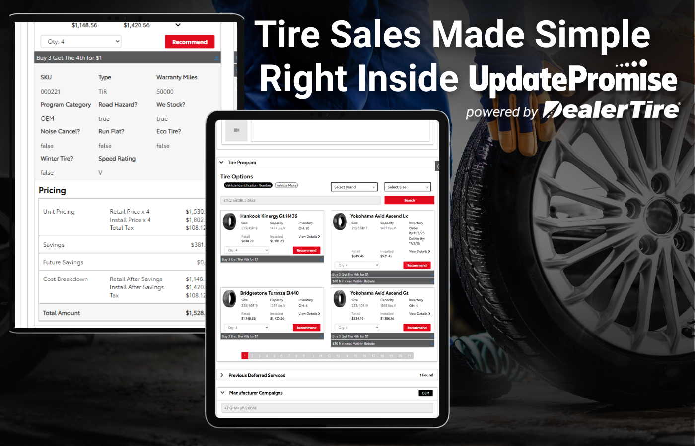 DealerTire - UpdatePromise